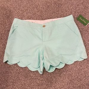 Lilly Pulitzer Mint Green Buttercup Shorts